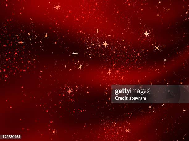 stockillustraties, clipart, cartoons en iconen met christmas background with stars - sixth day of christmas engels begrip