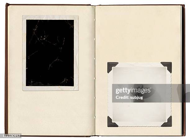 vintage fotoalbum - fotoalbum stock-fotos und bilder
