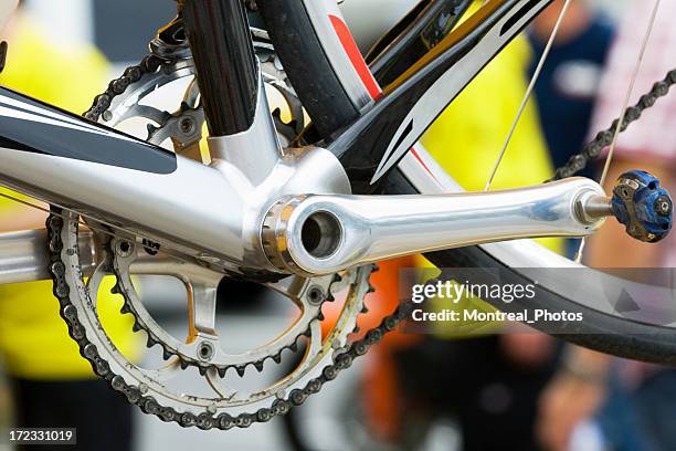 manivelle de vélo - manivelle photos et images de collection