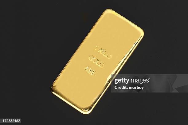 ingot gold - kilogram stock pictures, royalty-free photos & images