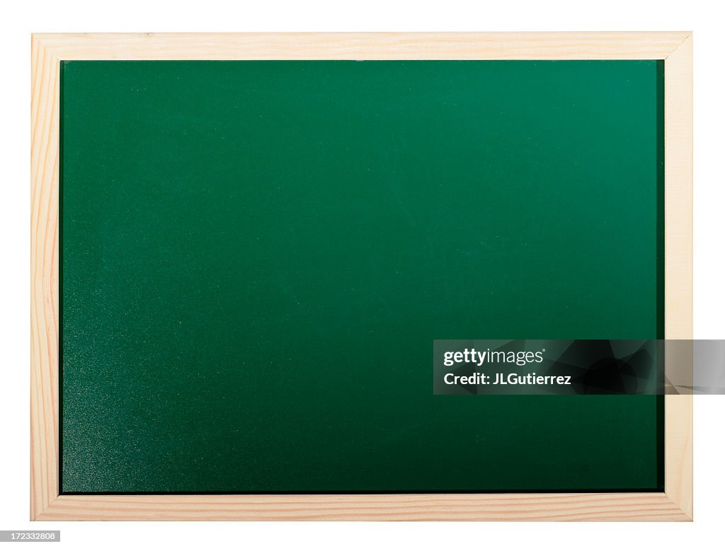 Chalkboard isolé sur blanc