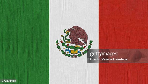 mexikanische flagge - mexico flag stock-fotos und bilder