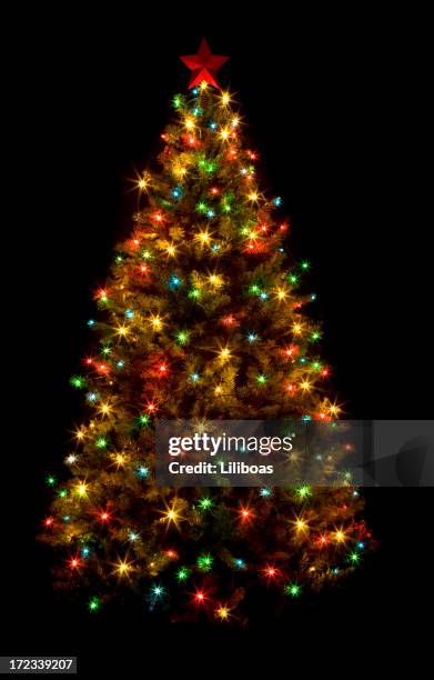 oh weihnachtsbaum (xl - christmas lights isolated stock-fotos und bilder