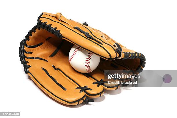 baseball fun - sports glove stock pictures, royalty-free photos & images