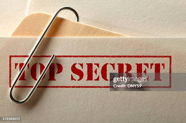 top secret datei - dossier secret stock-fotos und bilder