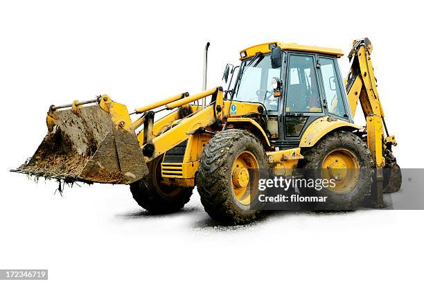 excavator - vehículo de construcción fotografías e imágenes de stock