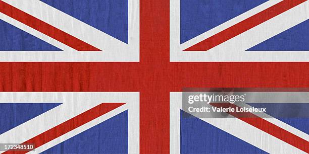 united kingdom flag - english flag stockfoto's en -beelden