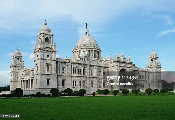 victoria memorial, kolkata - calcutta stockfoto's en -beelden
