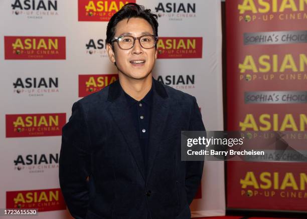 Actor Lee Sun Kyun attends the red carpet of the "Killing Romance" Midwest Premiere at AMC New City 14 on October 07, 2023 in Chicago, Illinois.