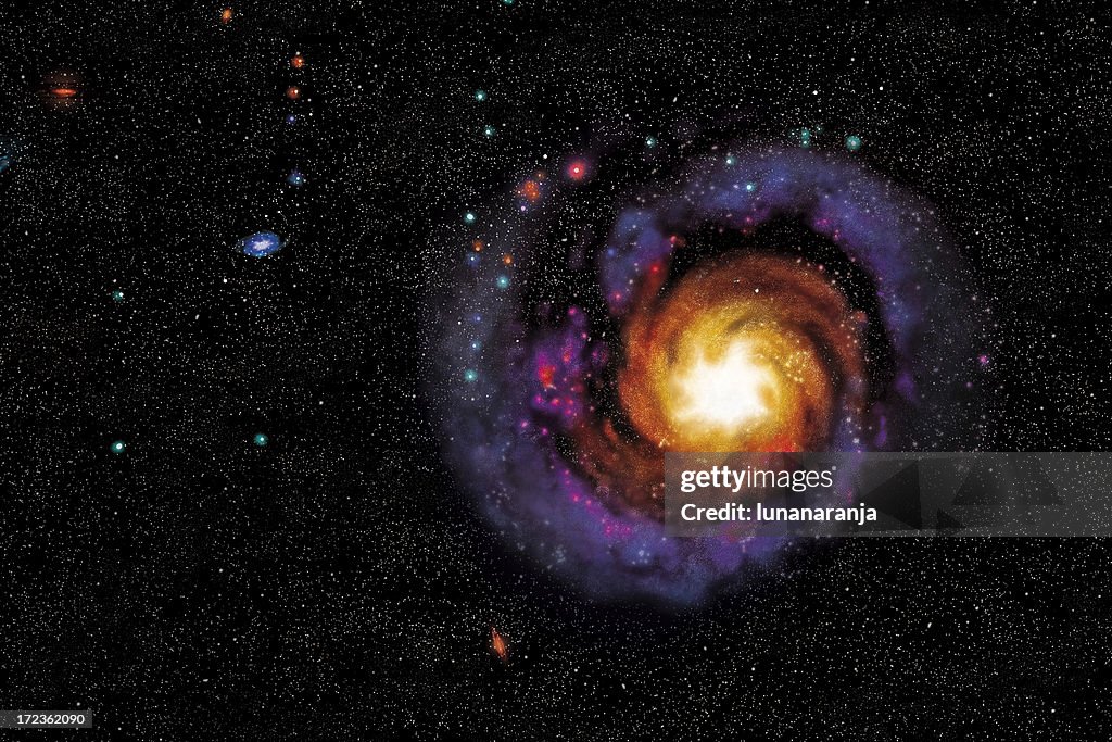 Dancing galaxy