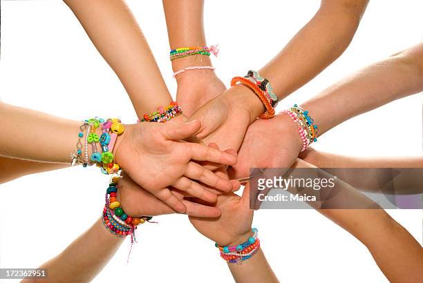 bracelets - handshake isolated stock pictures, royalty-free photos & images