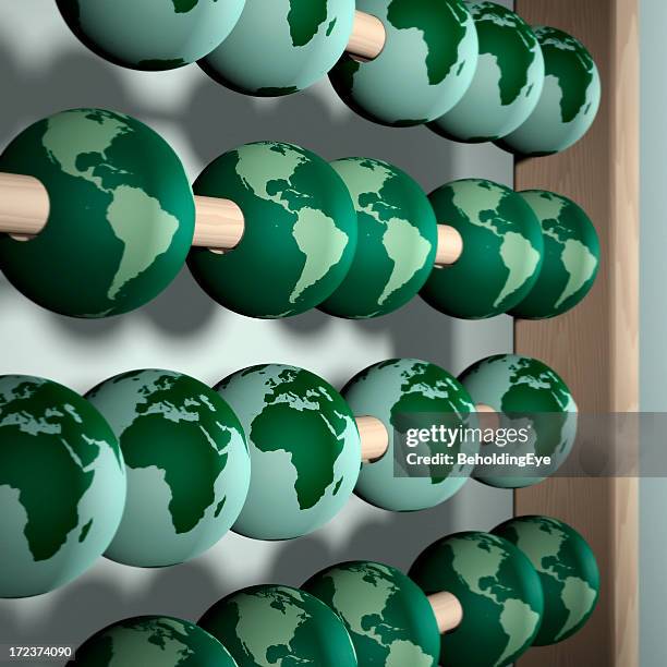 counting the cost of a green earth - circulaire economie stockfoto's en -beelden
