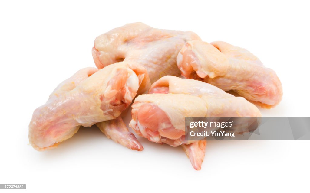 Chicken Wings Isolated on White