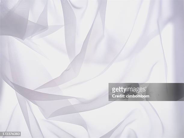 tulle blanc - industrie textile photos et images de collection