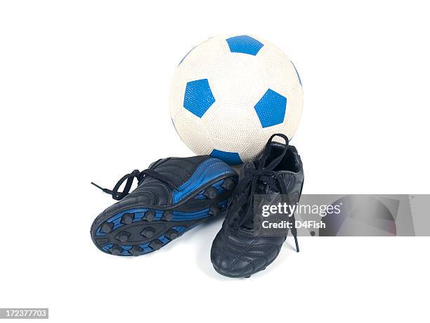 soccer equipment - football boot stock pictures, royalty-free photos & images