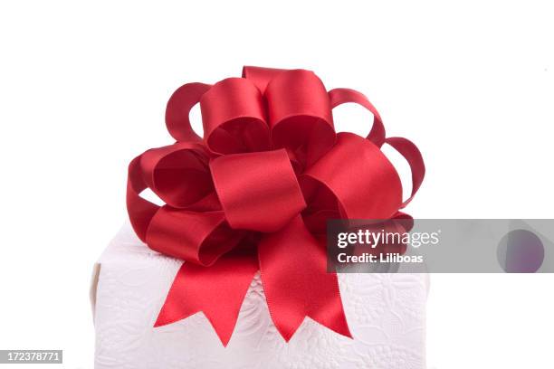 gift bow (with clipping path! (xl) - bow stock pictures, royalty-free photos & images