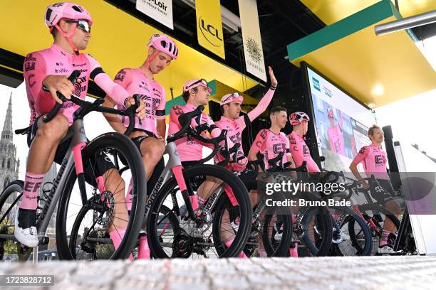 Magnus Cort of Denmark, Stefan Bissegger of Switzerland, Owain Doull of The United Kingdom, Jens Keukeleire of Belgium, Jonas Rutsch of Germany, Tom...