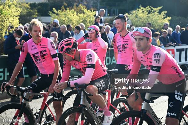 Magnus Cort of Denmark, Owain Doull of The United Kingdom, Jens Keukeleire of Belgium, Tom Scully of New Zealand, Lukasz Wisniowski of Poland and...