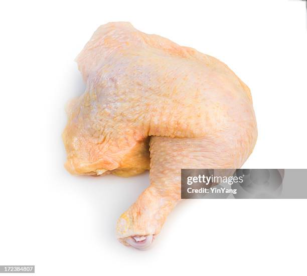 leg & thigh - chicken drumsticks stockfoto's en -beelden