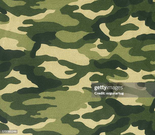 abstract image of green camouflage - army stockfoto's en -beelden