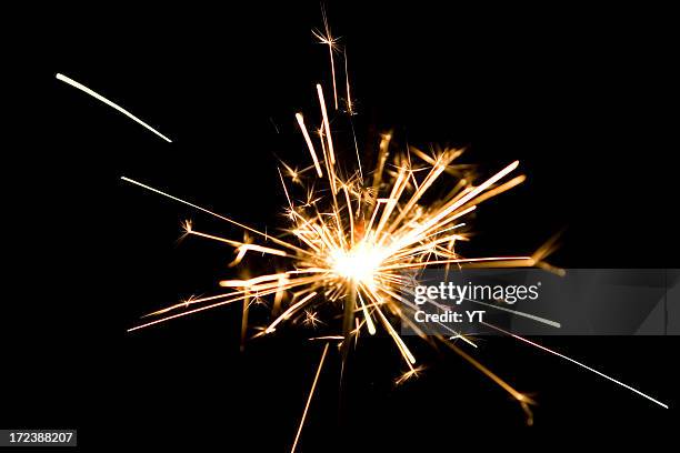 sparkler - vonk stockfoto's en -beelden