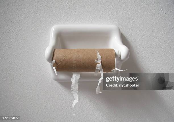 no toilet paper - frustration concept stock pictures, royalty-free photos & images