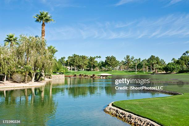 golf resort - scottsdale arizona stock-fotos und bilder