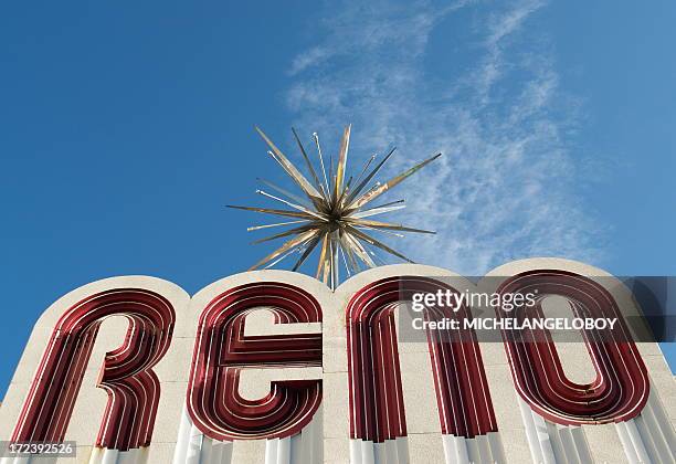 gambling in reno nevada - reno stock pictures, royalty-free photos & images