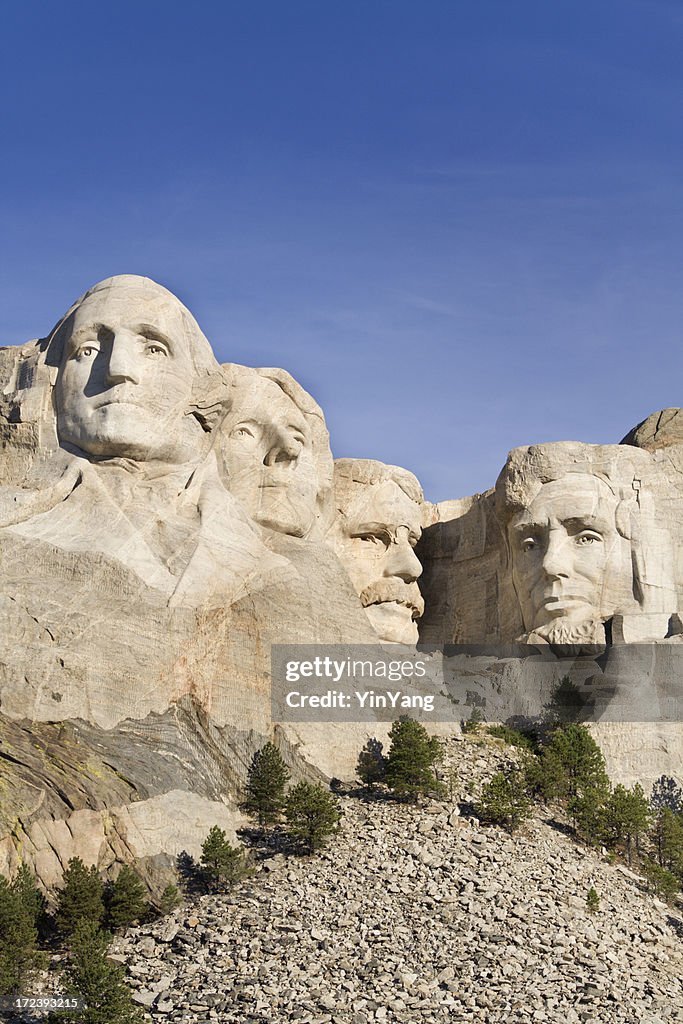 Mt Rushmore National Monument, Presidents Carved in Black Hills Mountain