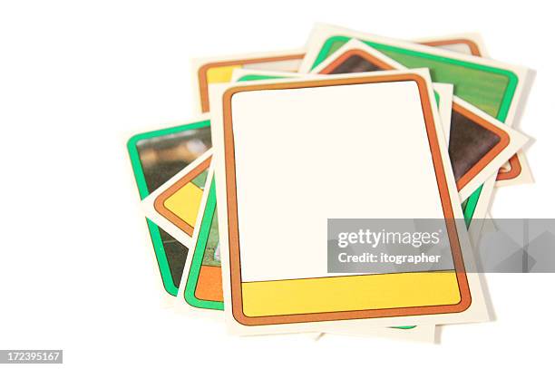 baseball cards - trading card stockfoto's en -beelden