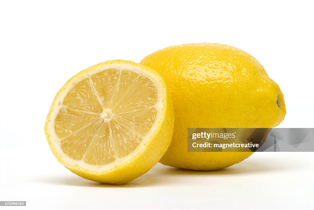 Saftige Scheiben Zitrone