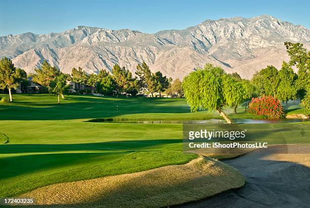 desert golf resort - palm springs california stock pictures, royalty-free photos & images