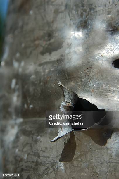 bullet hole - bullet holes stock pictures, royalty-free photos & images