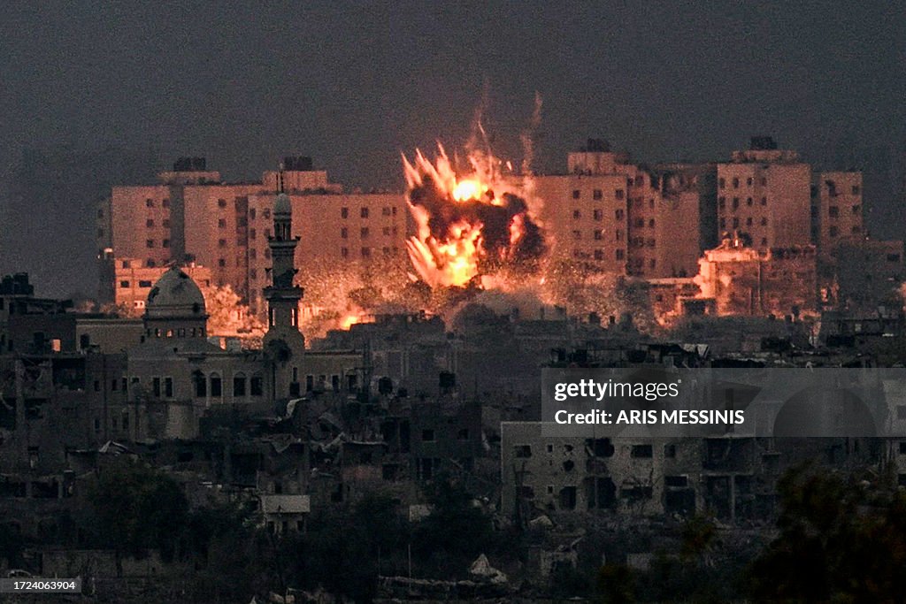 TOPSHOT-PALESTINIAN-GAZA-ISRAEL-CONFLICT
