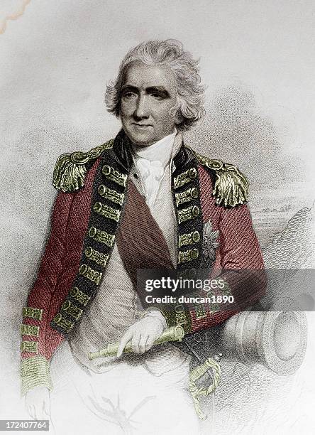 sir ralph abercromby - military uniform stock illustrations