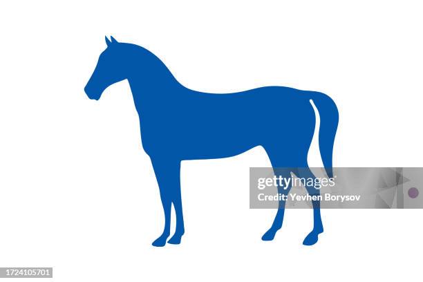 lexington city, kentucky simple flag. us city flag - horse icon stock pictures, royalty-free photos & images