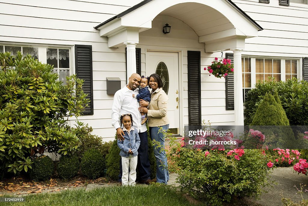 Young Family at Home