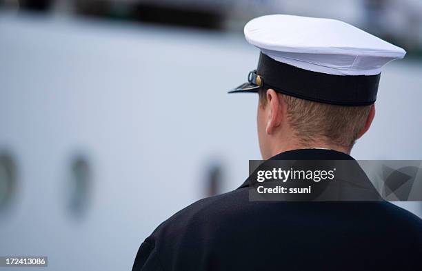 lonely sailor - boat captain stock pictures, royalty-free photos & images