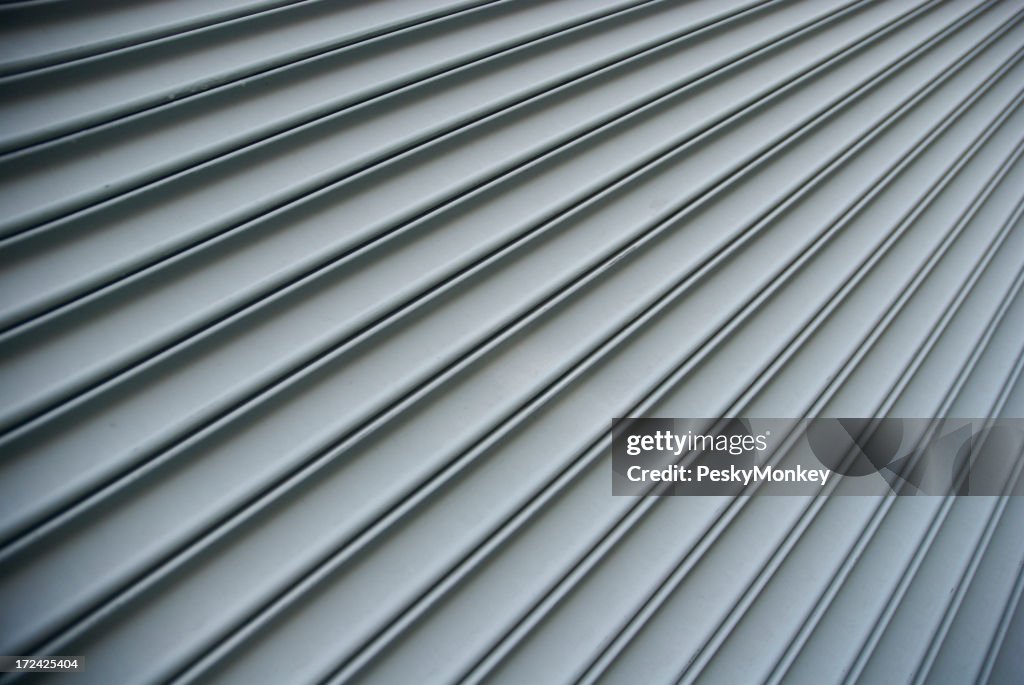 Steel Shutter Lines Background Diagonal Stripe