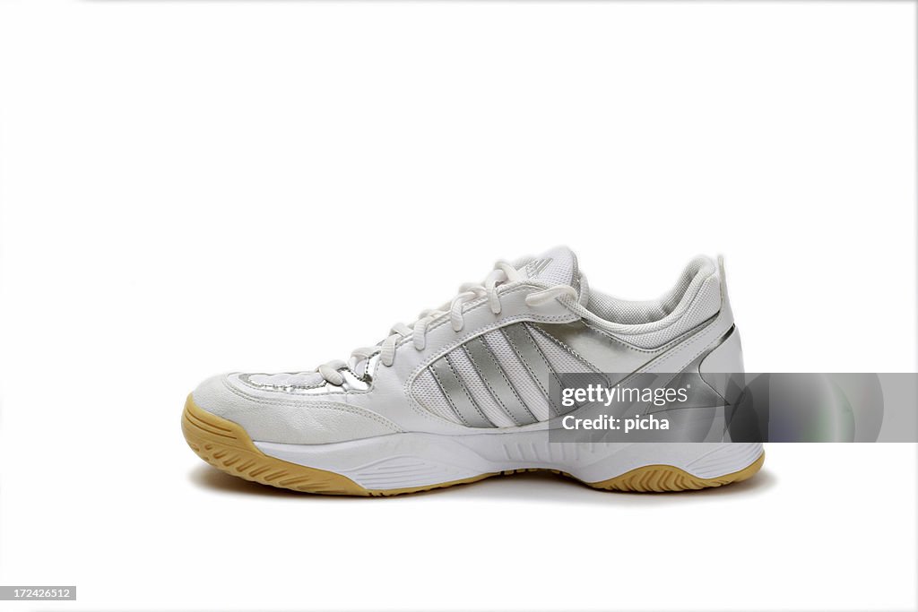 White sport shoes