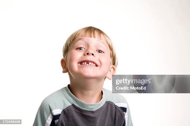 child with missing tooth - tooth fairy stock pictures, royalty-free photos & images