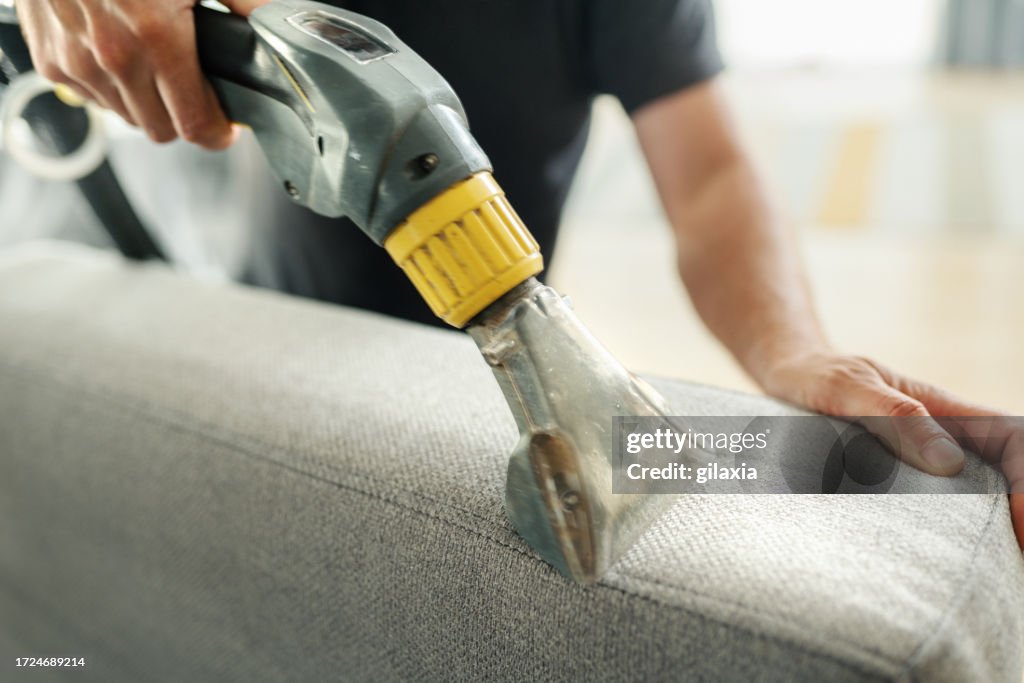 Furniture deep cleaning.