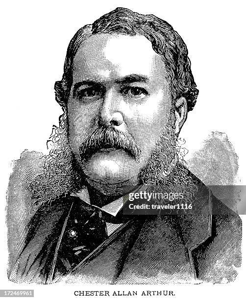 Chester Allan Arthur High-Res Vector Graphic