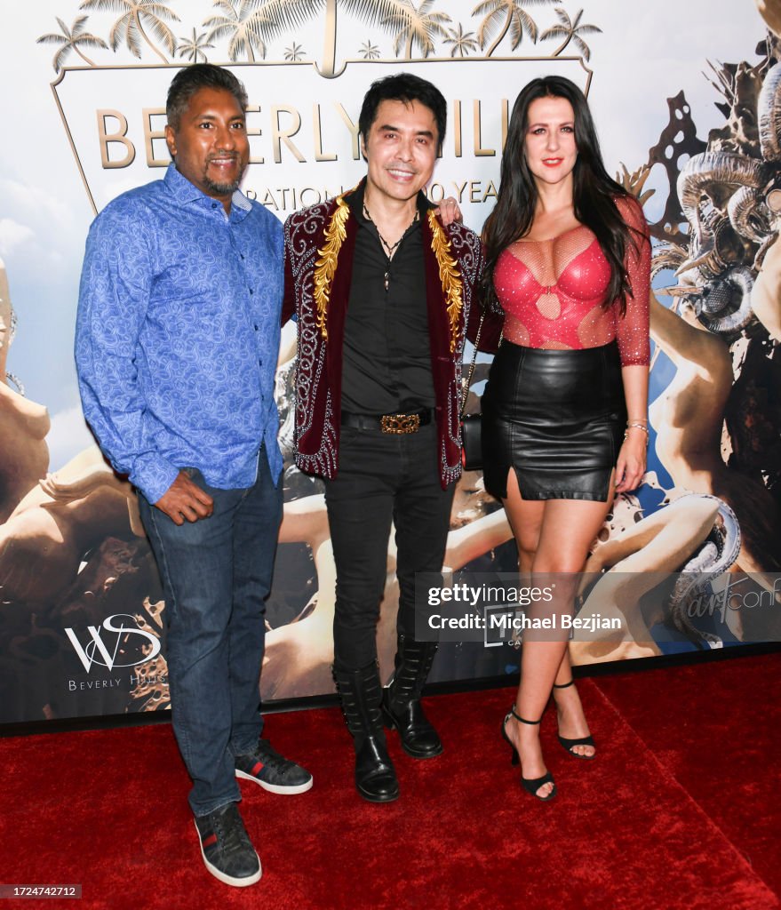 Dr. Jacob & Mrs. Jasmine Rastegar With Winn Slavin Fine Art Celebrate The 100th Anniversary Of Beverly Hills