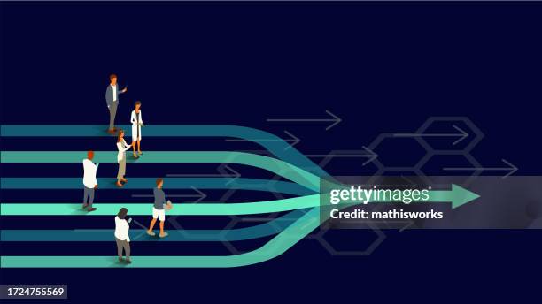 stockillustraties, clipart, cartoons en iconen met healthcare collaboration - samen