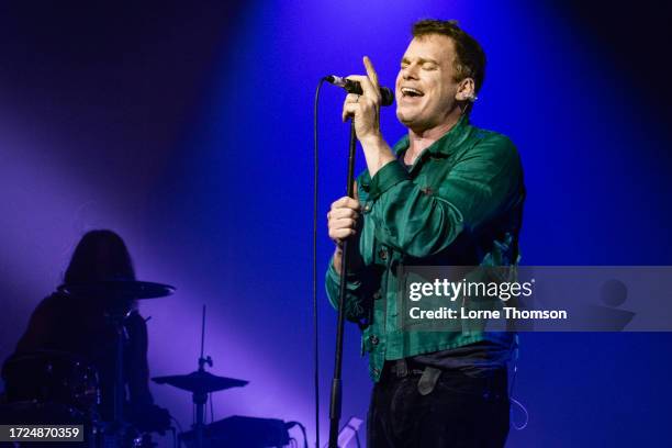 Michael C. Hall of Princess Goes performs at EartH Hackney on October 08, 2023 in London, England.