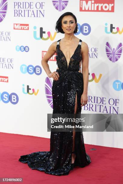 Anita Rani arrives at the Pride Of Britain Awards 2023 at Grosvenor House on October 08, 2023 in London, England.