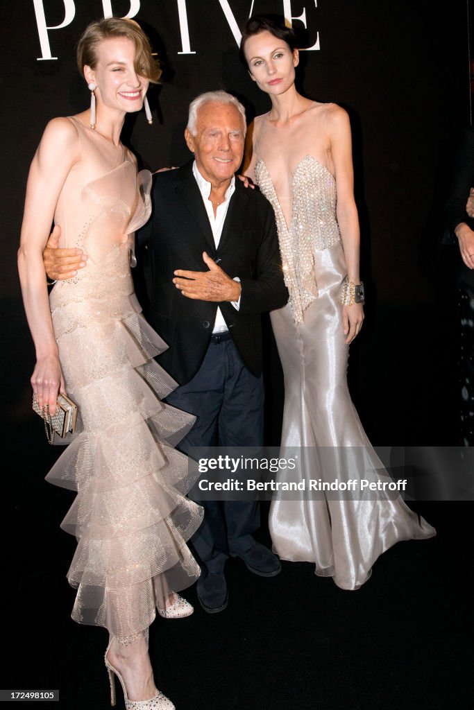 Giorgio Armani Prive: Backstage - Paris Fashion Week Haute-Couture F/W 2013-2014
