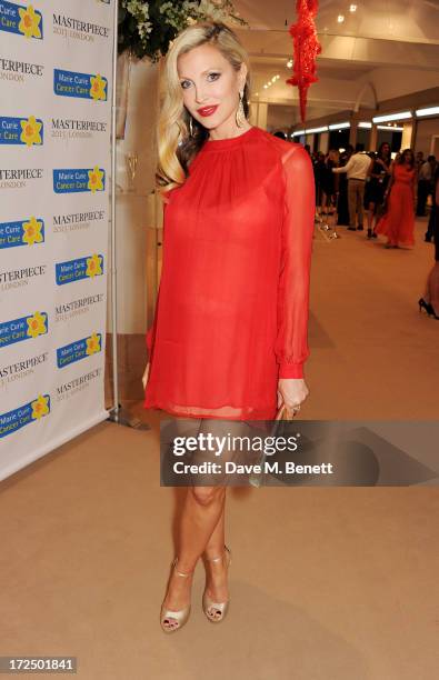 Caprice Bourret attends The Masterpiece Midsummer Party in aid of Marie Curie Cancer Care, hosted by Heather Kerzner, at The Royal Hospital Chelsea...