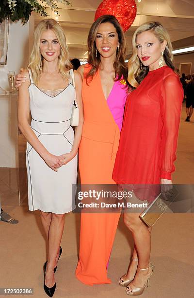 Donna Air, Heather Kerzner and Caprice Bourret attend The Masterpiece Midsummer Party in aid of Marie Curie Cancer Care, hosted by Heather Kerzner,...